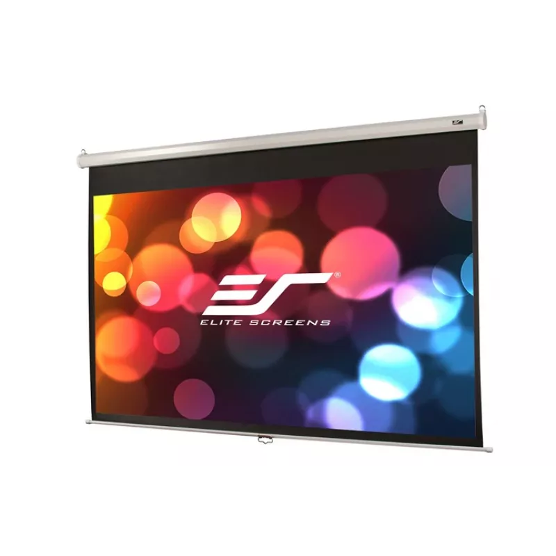 Elite Screens | Manual Series | M128NWX | Diagonale 128 pollici | 16:10 | Larghezza immagine visibile (B) 275 cm | Bianco