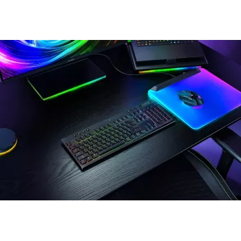 Tastiera da gaming Razer BlackWidow V4 Low-profile Wireless — tasti meccanici low-profile, Bluetooth e 2,4 GHz