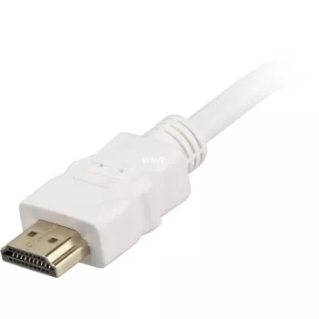 Cavo HDMI High Speed con Ethernet bianco, 2 metri