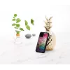 Custodia protettiva per smartphone iKins per iPhone 11 Pro con design fiori d'acqua, nero