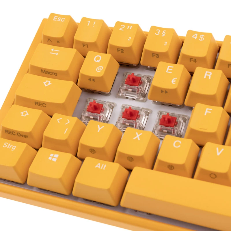 Tastiera Ducky One 3 SF giallo gaming USB meccanica RGB LED