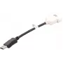 Cavo DisplayPort a DVI-D DELL 023NVR 0,23 m nero bianco
