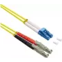 Roline - Cavo patch - LSH/APC Singlemode (M) a LC/UPC Singlemode (M) - 3 m - Fibra ottica - 9/125 micrometri - OS2 - senza alogeni - Giallo (21.15.9513)