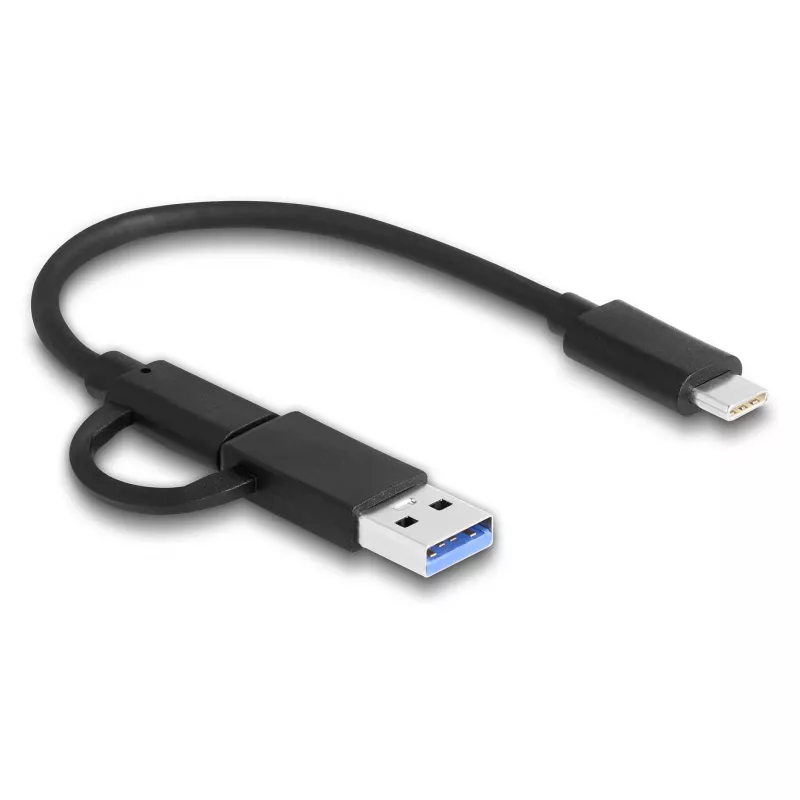 Lettore di schede DeLOCK USB Type-C CFexpress XQD alluminio grigio 10000 Mbit/s