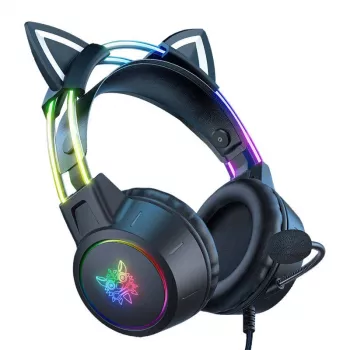 Headset Onikuma X15 PRO cuffie gaming gatto nere