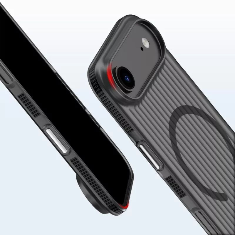4smarts 541640 Design Case Aero custodia per iPhone Air (iPhone 17 Air), nera