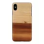 Custodia per cellulare Man and Wood per iPhone XS Max — custodia protettiva nera
