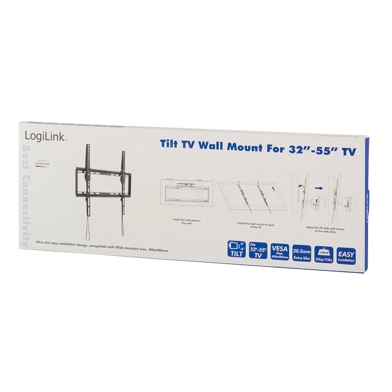Supporto/stand TV LogiLink BP0010 139,7 cm (55 pollici) nero