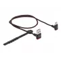 Cavo USB DeLOCK EASY-USB 2.0 Type-A maschio su Type-C maschio angolato 0,5m nero