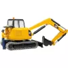 Bruder CAT mini escavatore con operaio