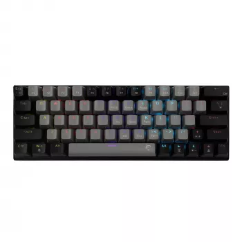 Tastiera meccanica da gaming White Shark Wakizashi GK-002721V2 — telaio grigio-nero, layout US, switch blue