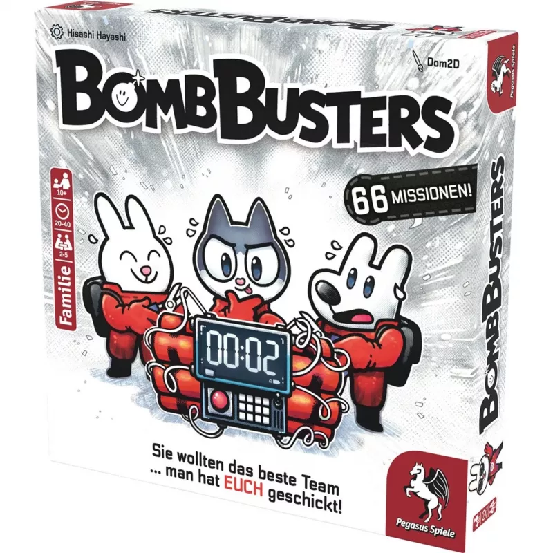 Pegasus Spiele Pegasus Bomb Busters (Gioco dell'anno 2025) – gioco per famiglie
