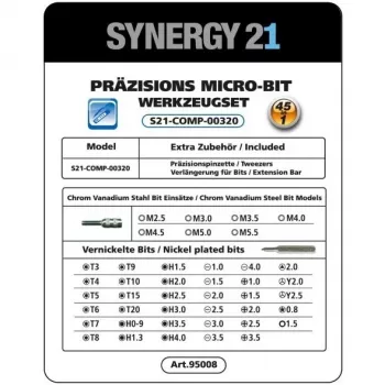 Synergy 21 S21_LiION_Screwdriver mini cacciavite elettrico a batteria
