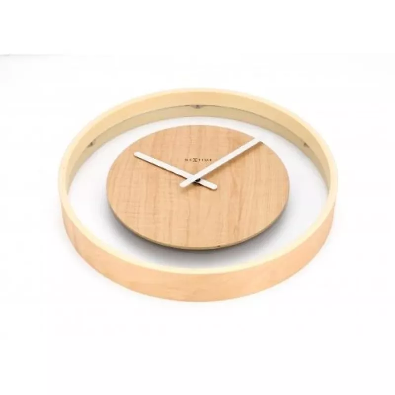 NeXtime orologio 3046 Wood Loop, Ø30 cm, da parete, legno