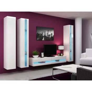 Scaffale Cama VIGO NEW 180/40/30 bianco/bianco lucido