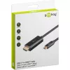 Cavo Goobay USB-C a HDMI 4K a 60 Hz 2 m nero – connettore maschio > HDMI (75697)