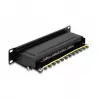 Patch panel DeLOCK 10 pollici 8 porte Cat.6A 1U nero