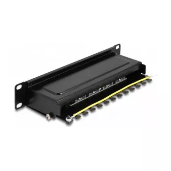 Patch panel DeLOCK 10 pollici 8 porte Cat.6A 1U nero