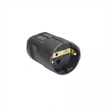 Spina di alimentazione tipo F Bachmann 912.170 nero