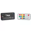 Akyga AK-CA-73 controller per ventole RGB con telecomando, 12 connessioni (10 ventole + 2 strisce LED), alimentazione Molex