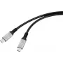 Renkforce cavo USB-C USB4 connettore maschio connettore maschio nero connettore in alluminio (RF-6805036)