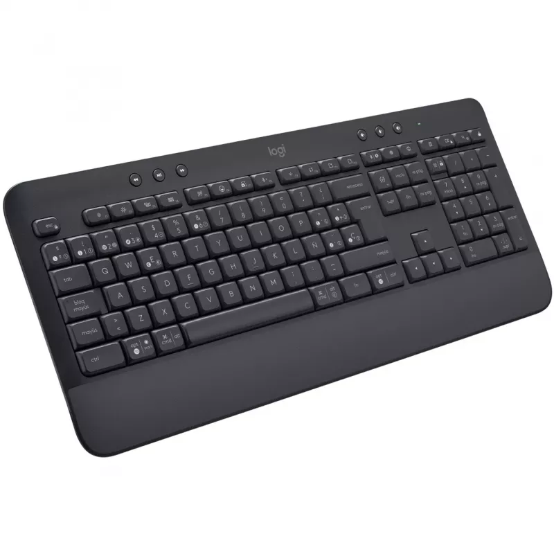 Logitech Signature K650 - tastiera - wireless - Bluetooth 5.1 - QWERTY - spagnolo - grafite (920-010917)