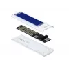 Case per SSD DeLOCK 42620 case esterno per SSD M.2 NVME PCIe con connettore femmina USB Type-C, trasparente