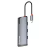Hub USB-C Tellur TLL321061 con PD 3.0 100W, uscita HDMI e 3× porte USB 3.0