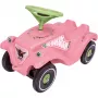 Bobby-Car-Classic Flower, cavalcabile rosa/verde chiaro