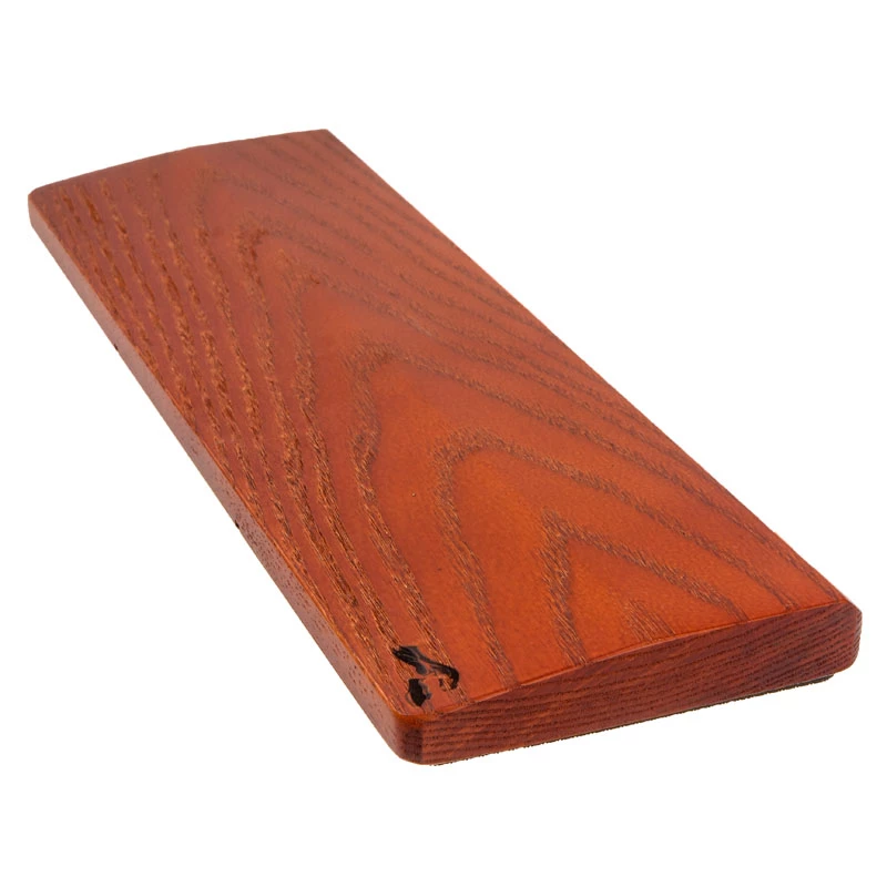 Poggiapolsi per tastiera Glorious, compatto, legno - marrone rossastro