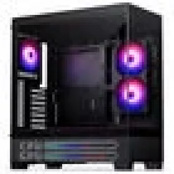 Case PC PHANTEKS XT View Matrix, midi-tower, E-ATX, vetro temperato, Matrix LED - nero (PH-XT523VM1_DBK01)