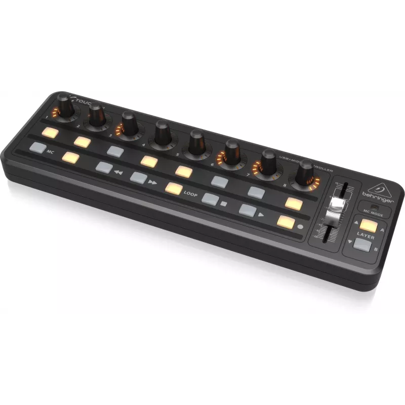Tastiera MIDI USB Behringer X-TOUCH MINI tipo di controllo tasti manopole slider