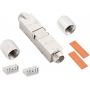 Connettore per cavi LogiLink Cat. 6A schermato con serraggio a vite (MP0073)