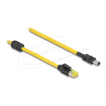 Cavo di rete DeLOCK 81250 nero giallo 1m Cat6