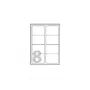 Avery - etichette per indirizzi - bianco - 99,1 x 67,7 mm - 800 etichette (100 fogli x 8) (L7165-100)