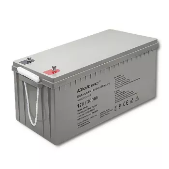 Batteria AGM ricaricabile QOLTEC 53069 12V 200Ah per alimentazione di backup e sistemi UPS