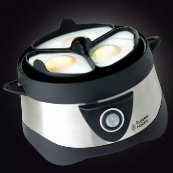 Russell Hobbs cuociuova Cook At Home Stylo acciaio inox 14048-56 1404856 (14048-56)