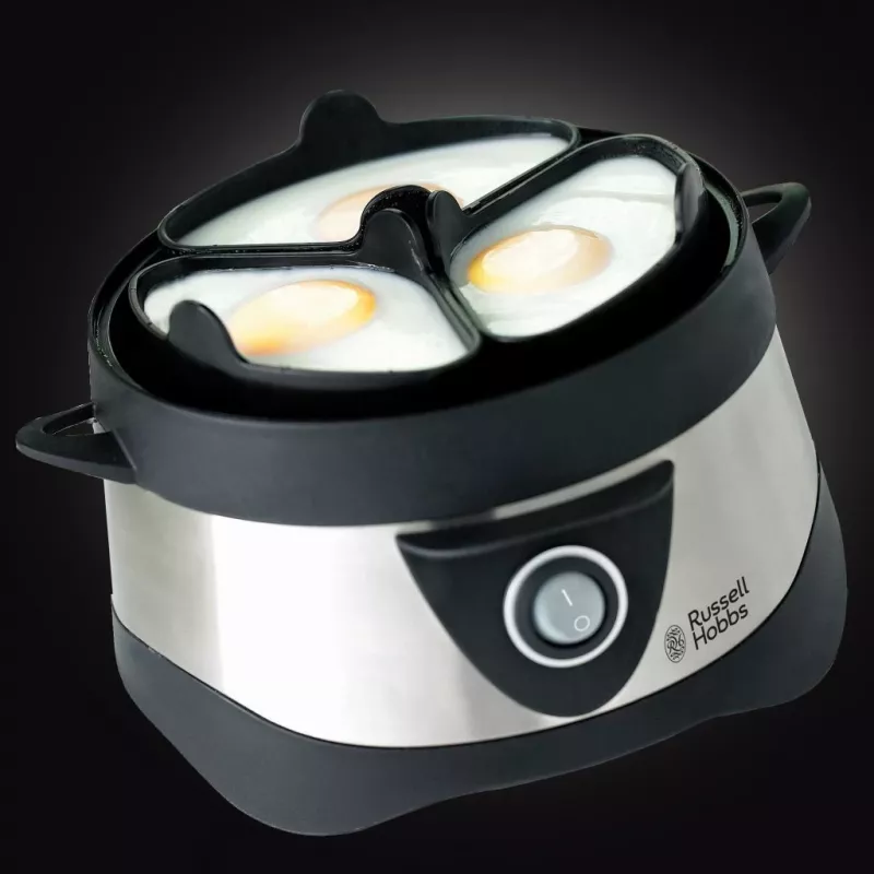 Russell Hobbs cuociuova Cook At Home Stylo acciaio inox 14048-56 1404856 (14048-56)
