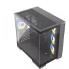 Case PC Silentware View A-RGB nero VIEWSchwarz — case Mid-Tower con illuminazione A-RGB