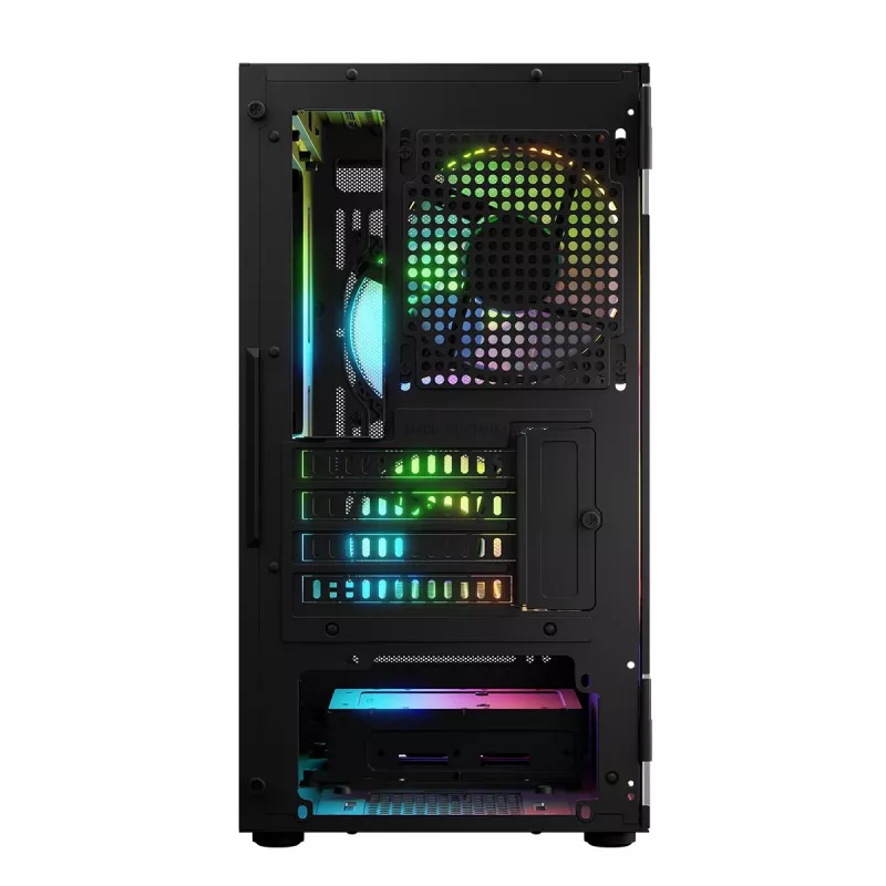 Case per computer Logic Concept Portos Mini ARGB Micro ATX nero