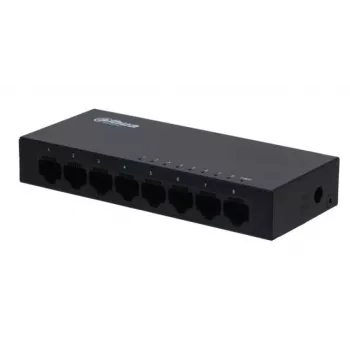 Dahua Technology SG1008-EUR switch di rete unmanaged L2 Gigabit Ethernet (10/100/1000) nero