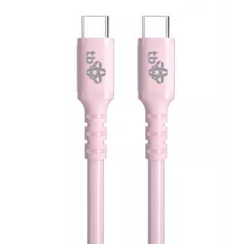 Cavo USB-C a USB-C 60W Gel 1m rosa