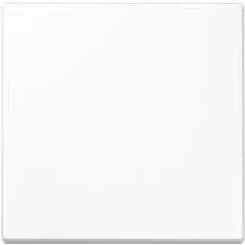 Placca a parete / copertura interruttore JUNG LS101WW, plastica senza viti, 1 pezzo