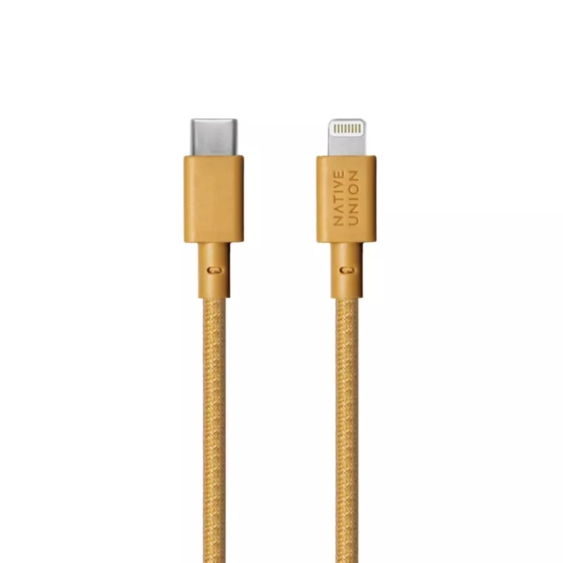 Native Union Night Cable Cavo da USB-C a Lightning, 3 m, Kraft (NCABLE-CL-KFT-NP)