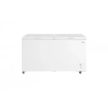 Congelatore a pozzetto Midea MDRC698FEE01 – 508 L, classe di efficienza energetica E, a libera installazione, altezza 83 cm, bianco