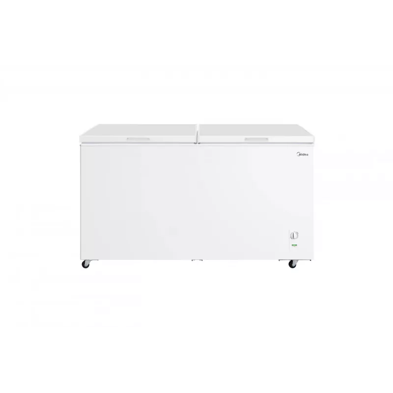 Congelatore a pozzetto Midea MDRC698FEE01 – 508 L, classe di efficienza energetica E, a libera installazione, altezza 83 cm, bianco