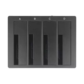 Docking station DeLOCK USB Type-C per 4 x SATA HDD / SSD - alloggiamenti docking station HDD: 4 - 2.5 / 3.5 condivisi (6,4 cm/8,9 cm condivisi
