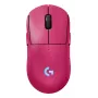 Logitech G PRO 2 - mouse - gaming - per destrorsi e mancini - ottico - 8 tasti - wireless, con filo - 2,4 GHz, USB - ricevitore USB Logitech LIGHTSPEED - rosa (910-007310)