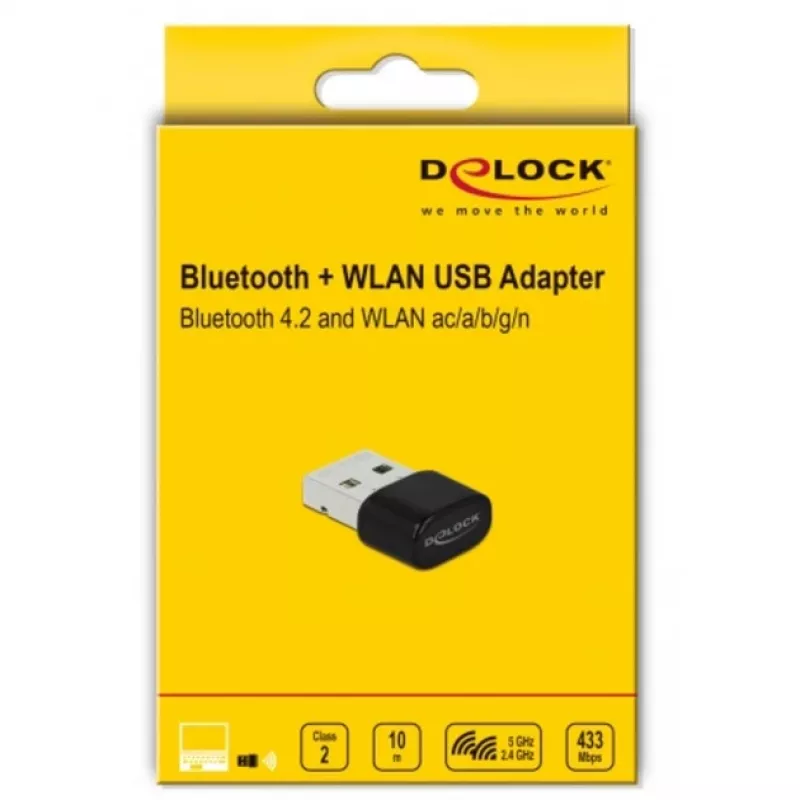Scheda di rete DeLOCK 61000 WLAN 433 Mbit/s