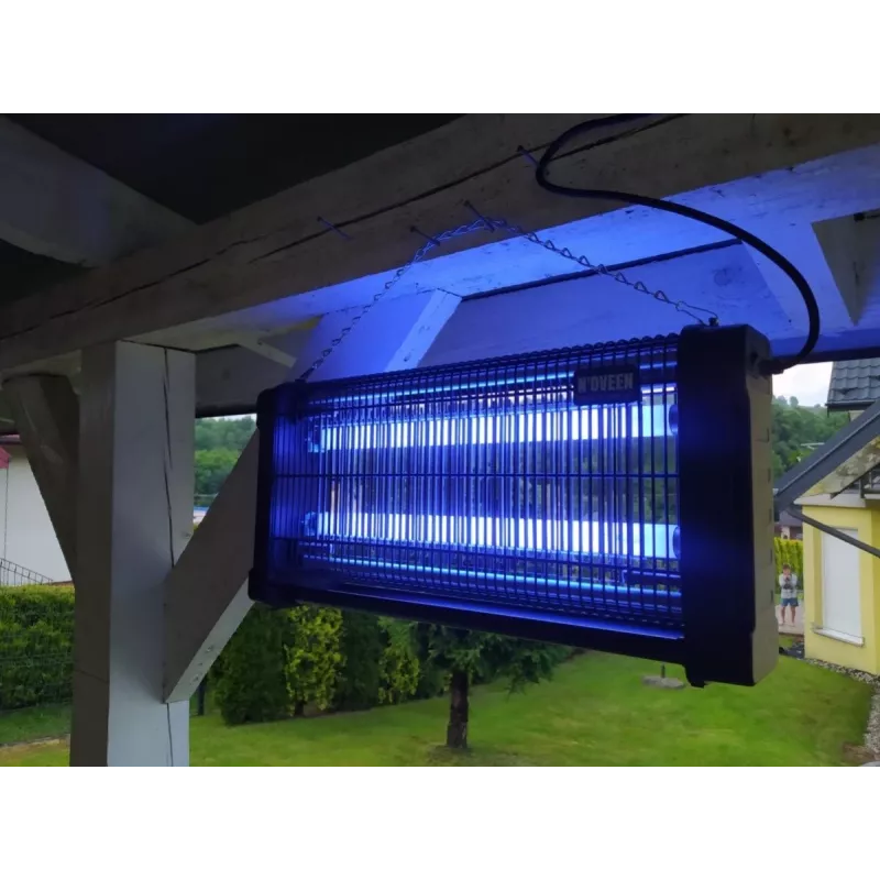 Lampada insetticida NOVEEN IKN30 nero — luce UV, a risparmio energetico, disinfestazione per interni